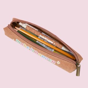 Make It Happen Eco-friendly Cork Pencil Case