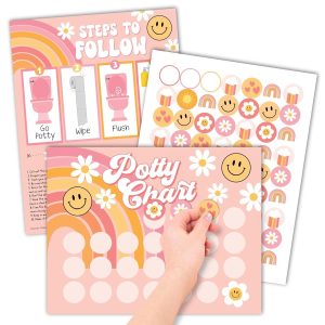 Potty Training Chart | Sticker Charts | Early Education - Retro